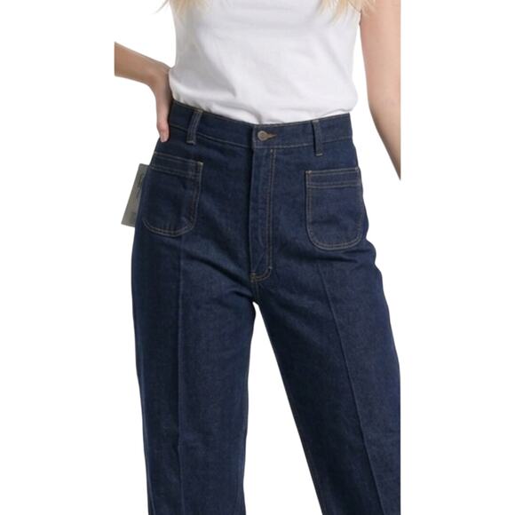 Vintage Deadstock High Waist Mom Jeans Dark Wash Lane Bryant Young Looks - Picture 3 of 14